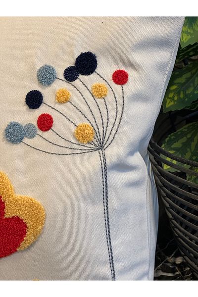 la lune home Perna cu broderie safir serie speciala 45X45