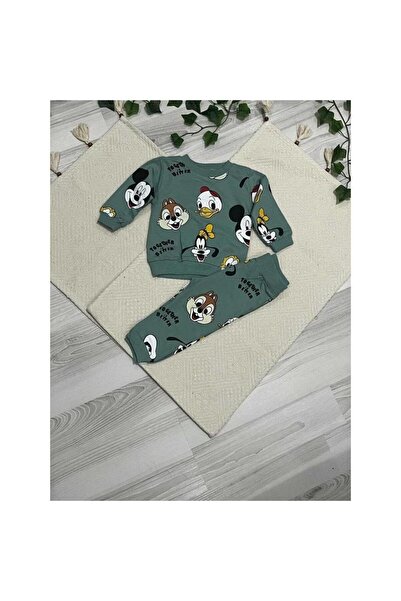 Mickey Mouse ve Arkadaşları Baskılı 2'li Takım