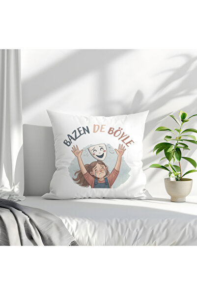 qoeuyl boutique Ponekad je ovako Štampano Smešan poklon Vlakno saten Dekorati...