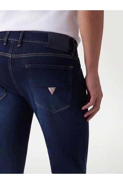 Guess Erkek Mavi Denim Pantolon