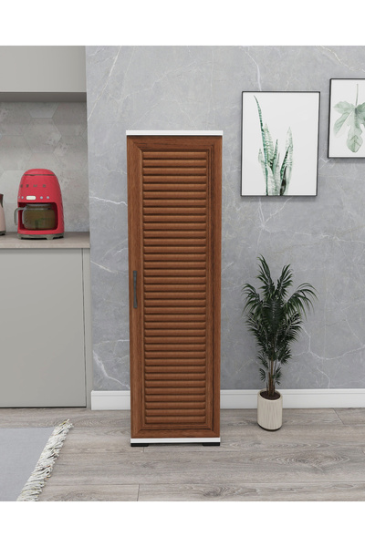 IRMAK DÜNYASI Çok Amaçlı Membran Kapaklı Dolap Mutfak Dolabı Kiler Dolabı Tek Kapaklı Çok Amaçlı Banyo Dolabı Tek