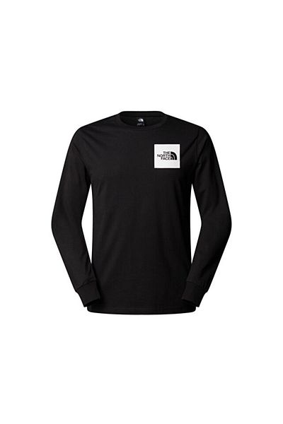 THE NORTH FACE M L/S Fine Tee Men's Outdoor T-Shirt Nf0A8A6Pjk31 Black