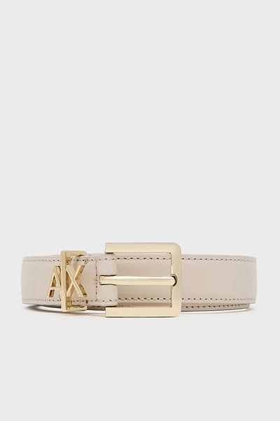 Armani Exchange Thin Belt with Leather Logo Belt 941182   4R759 U1092
