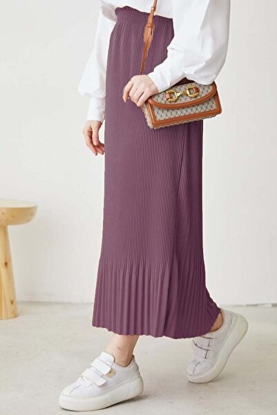 benguen Lilac 205 Pleated Hijab Skirt