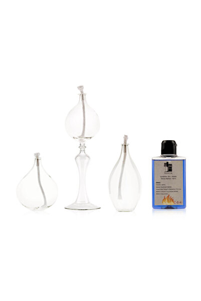 Manor Cam 3'lü Katanya Model Mix Cam Kandil - Lacivert