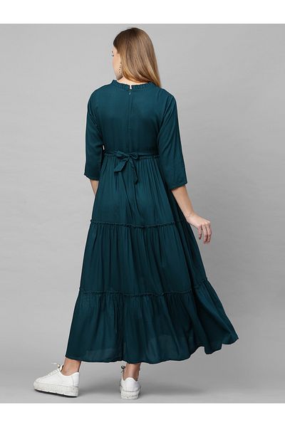 Tummy Women's Rayon Maternity & Nursing Dress