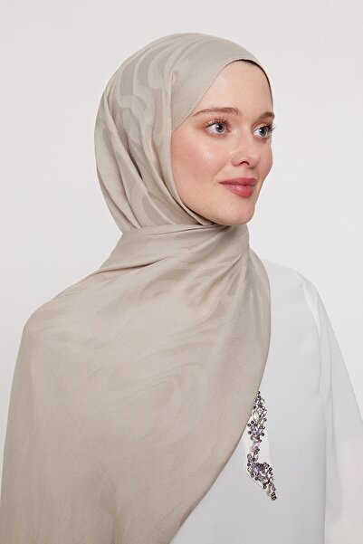 Levidor Stone Abstract Pattern Grazia Shawl