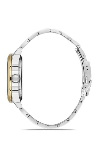 FERRO Yellow and Silver Steel Cord Men's Wrist Watch FM40106A-D