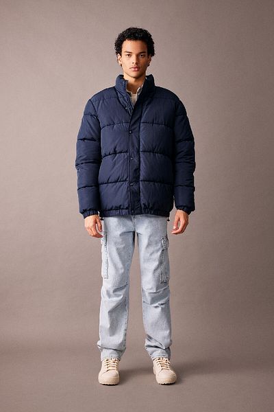 DeFacto Stand Collar Puffer Jacket s kapsou na zip A2519Ax23Wn