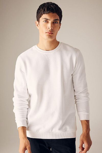 DeFacto Φούτερ με κανονική εφαρμογή Crew Neck Thick Basic Απλό T3777az23au