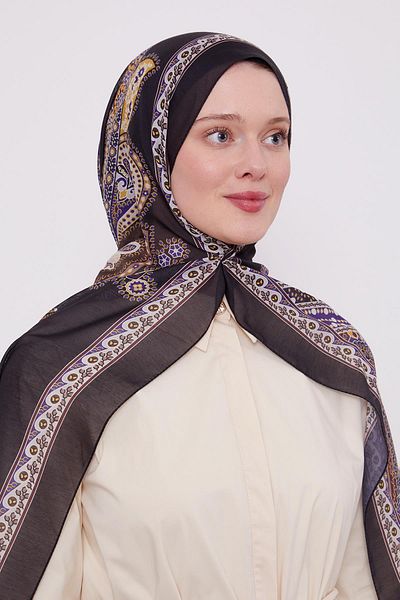 Levidor ΜΑΥΡΟ-ΜΩΒ Σπορ Σάλι Ethnic Pattern