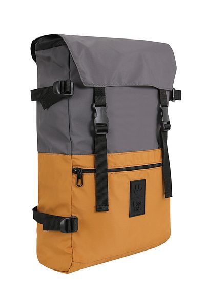 Bliss Modern Mustard 17' Laptop Compatible and Side Matte Compartment Waterproof Daily & Travel Bag