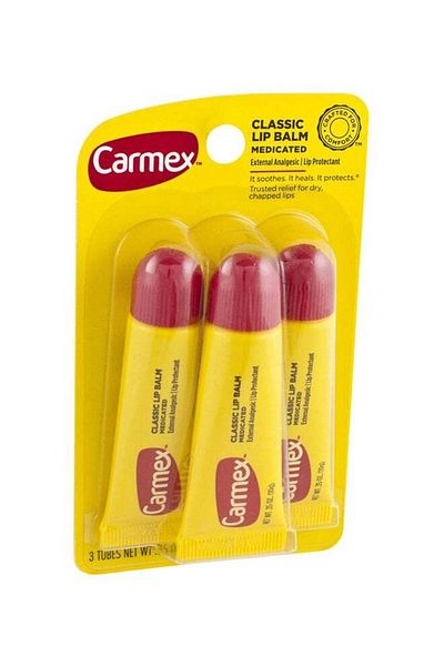 Carmex 3-Piece Moisturizing Lip Balm