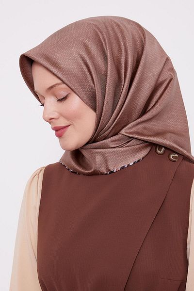 Levidor ανοιχτό καφέ Μεταξωτό μαντίλι Twill