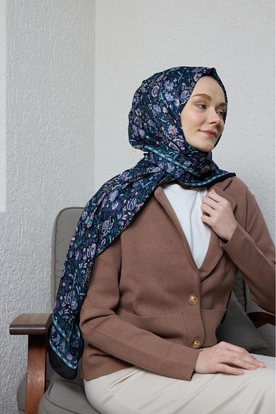 MİRAY 80 x 180 - Βαμβακερό σάλι Nubuck -04915