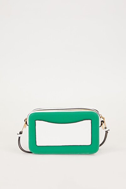 Levidor Grass Green/White Buckle Accessory Shoulder Bag