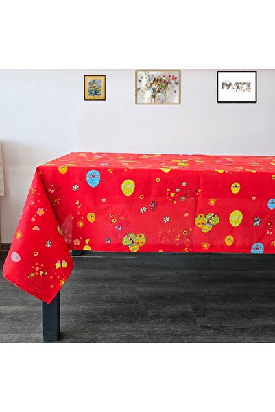 Kotonia Home Tablecloth Kotonia Home Decor Pasta, 70% cotton, 30% polyester, red, 05, 150x180 cm
