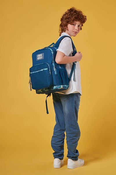 Coral High Set de 3 rucsacuri de școală cu model de camuflaj Nefti