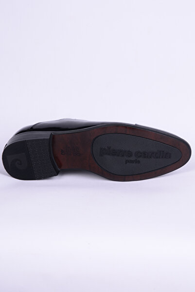 Pierre Cardin 7018 Λουστρίνι γυαλιστερά κλασικά μαύρα ανδρικά παπούτσια