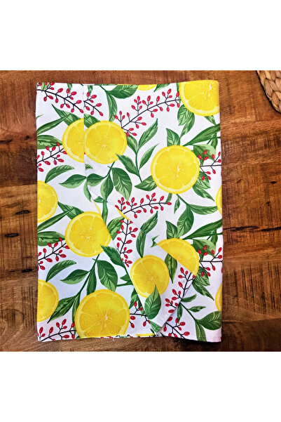 Kotonia Home Fata de masa exotica 100% bumbac, 160x180cm, crep impermeabil, d...