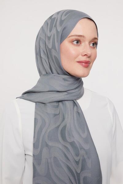 Levidor Şal Grazia cu model abstract albastru