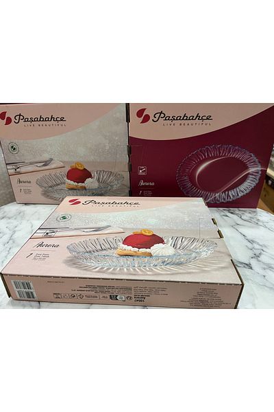 Paşabahçe Aurora 2 Piece Medium Oval Plate 25x19cm