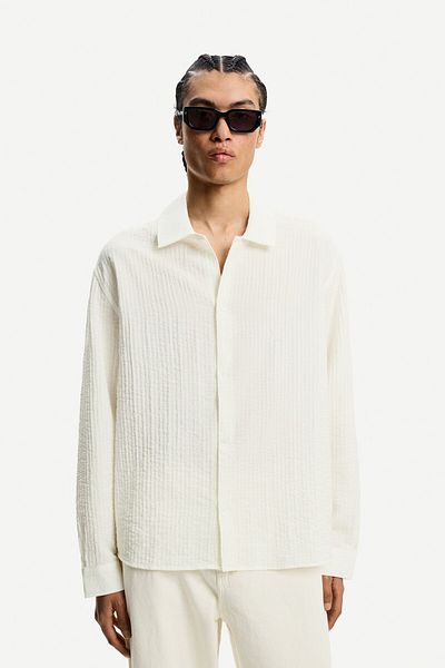 Bershka Textured long sleeve shirt