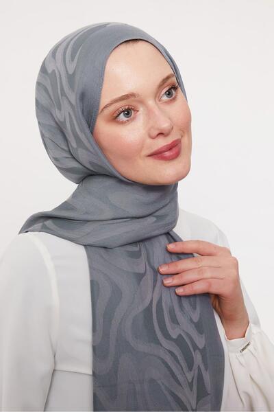 Levidor Şal Grazia cu model abstract albastru