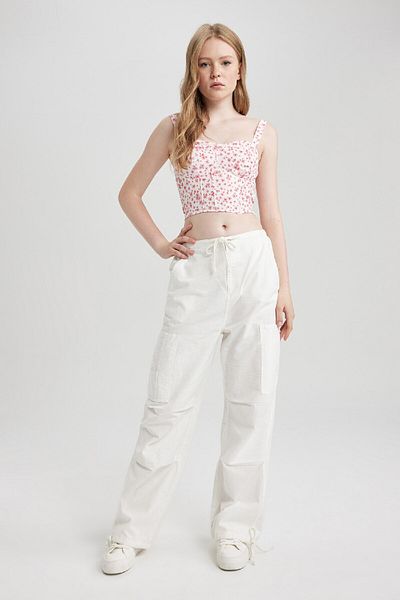DeFacto Coool Hose aus Fallschirm-Gabardine, 100 % Baumwolle, A6975ax23sm