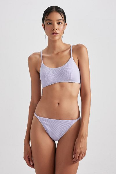 DeFacto Partea de jos de bikini din țesătură cu sclipici Fall In Love B0385ax23hs