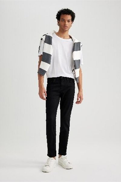 DeFacto Carlo Skinny Fit Extra Skinny Fit Κανονική μέση Extra Skinny Leg Τζιν παντελόνι R8763az23au