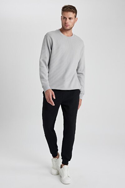 DeFacto Pike Jogger Sweatpants - Slim Fit, Lace-Up Waist, Elastic Leg, Pocket N0140Az23Au