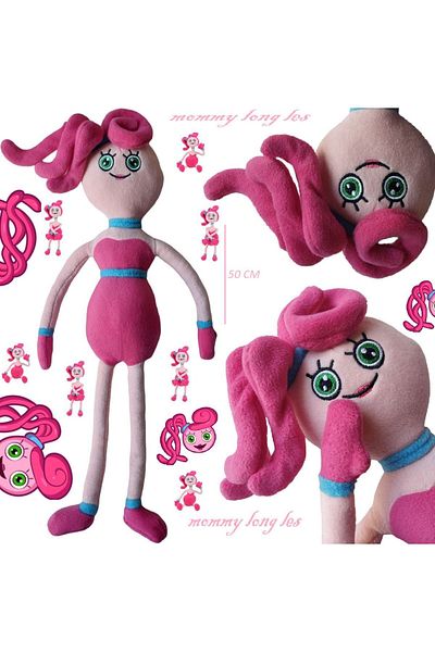 OYUNCAKSAHİLİ Mommy Long Legs Spider Mother Momi Killy Willy 50cm Plush Doll