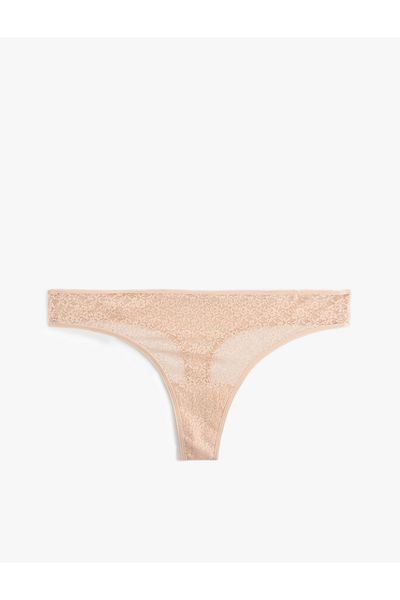 Koton New Season Semi Transparent Lace Women's String Panties