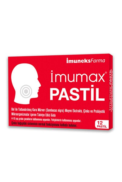 Imuneks Imumax Pastil 12 Adet