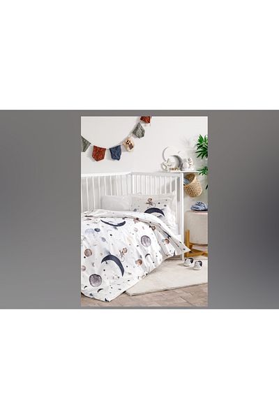 Özdilek Özdilek Cute Space Baby Duvet Cover Set