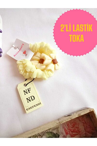 NF ND ENEFENDİ 2 bucăți cataramă elastică confortabilă cu accesoriu cu fundă ...