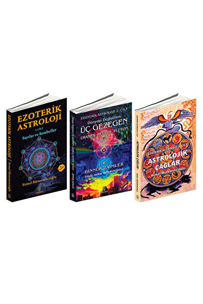 Hermes Yayınları Ezoterik Astroloji - 3 Cilt Set