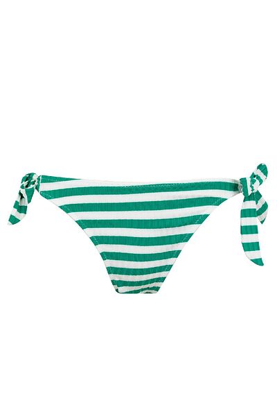 DeFacto Fall In Love Partea de jos de bikini cu dungi în dungi cu ajustare normală B0384ax23hs