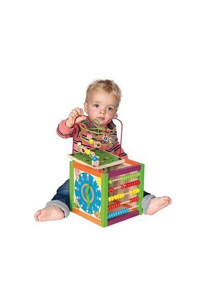 BigJigs Wooden toy - Multi-activity center