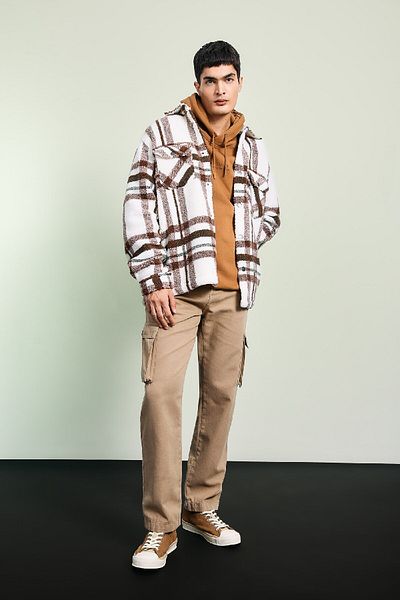 DeFacto Relaxed Fit Polo Shirt Jacket - A7988ax23wn