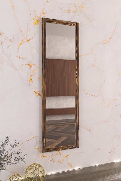 Hediyeler Kapında Doğal Ahşap Duvar Aynası