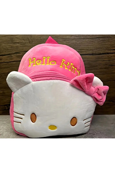 La Saade Y2k Hello Kitty Peluş Pembe Sırt Çanta