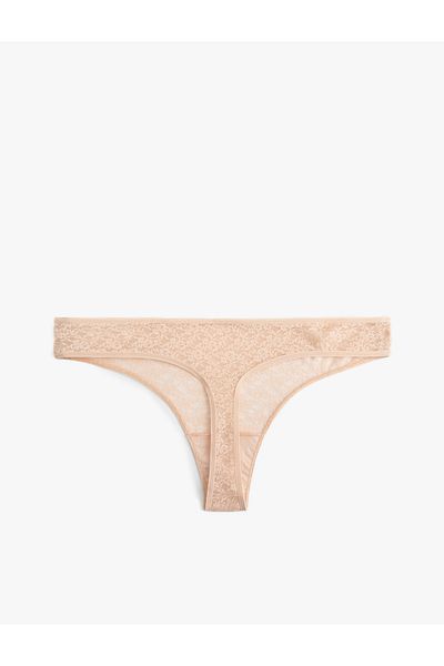 Koton New Season Semi Transparent Lace Women's String Panties