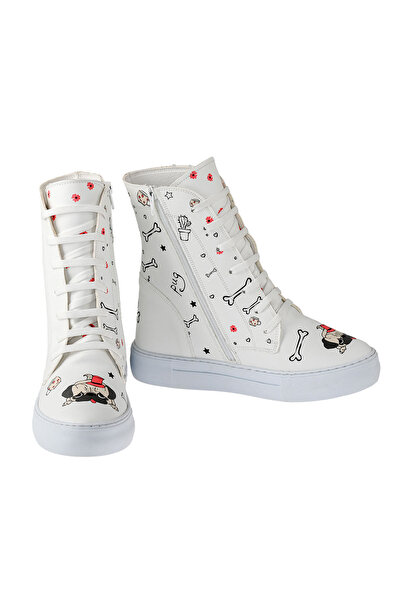 NOOSY Embroidered Printed Women's Boots