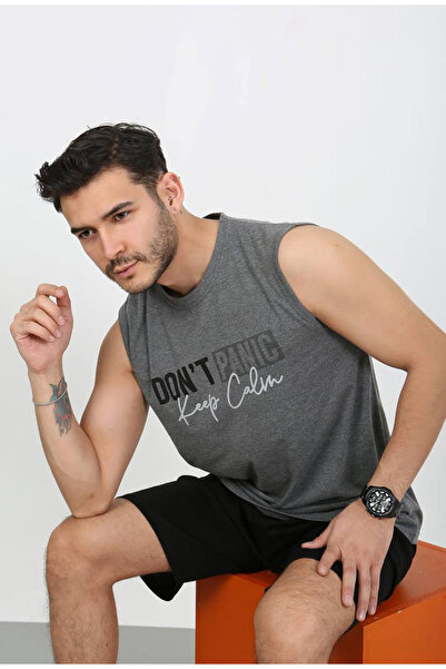 SEBOTEKS 100% Cotton Sleeveless Pocket Men's Shorts Pajama Set 9015