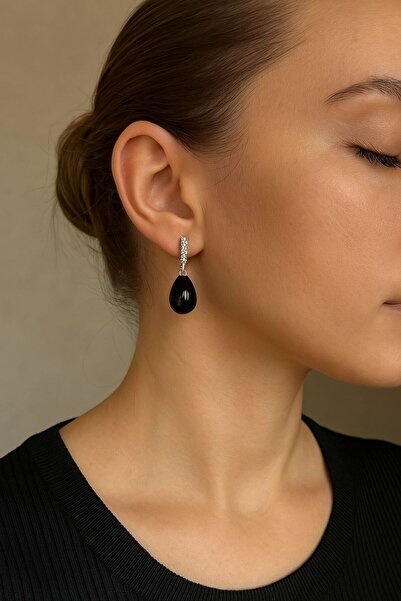 DURAN TAKI TASARIM Mayorka İnci Gümüş Küpe ( 10x14mm )