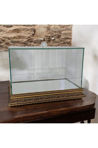 AYZ HOME Gold Engagement Dowry Bundle Length 35*20*20 cm Wooden Mirror Base