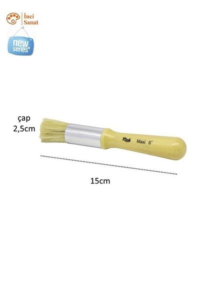 İNCİ TUVAL Maxi Stencil Brush No:6 Clouding Grass Nature Brush