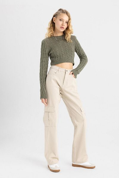 DeFacto Coool Regular Fit Crew Neck Sweater - B1750ax23wn